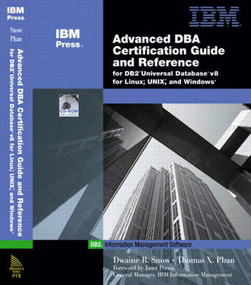 Book cover for Advanced DBA Certification Guide and Reference for DB2 Universal Database v8 for Linux, UNIX, and Windows