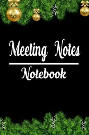 Cover of Meeting Notes Notebook