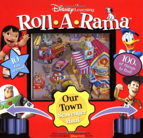 Book cover for Disney Learning Our Town Scavenger Hunt Roll-A-Rama