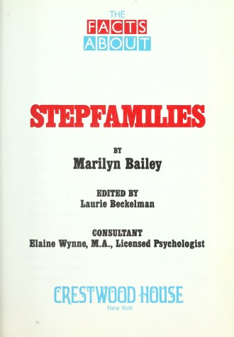 Book cover for Stepfamilies