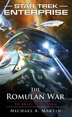 Book cover for The Romulan War: To Brave the Storm