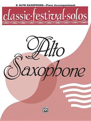 Cover of Classic Festival Solos, Alt Sax Vol 1 P-A