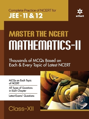 Book cover for Master The NCERT for JEE Mathematics - Vol.2