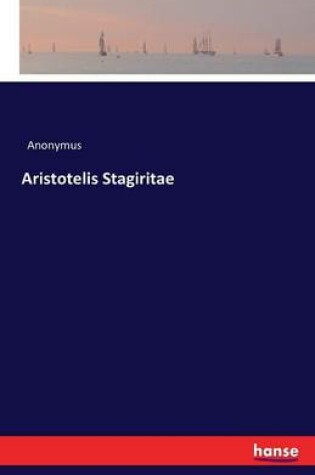 Cover of Aristotelis Stagiritae