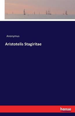 Book cover for Aristotelis Stagiritae