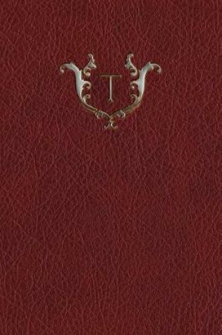 Cover of Monogram "T" Notebook