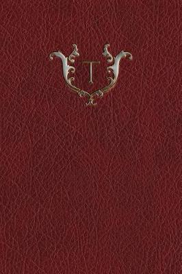 Book cover for Monogram "T" Notebook