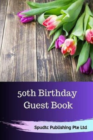 Cover of 50th Birthday Guest Book