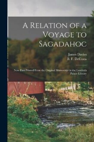 Cover of A Relation of a Voyage to Sagadahoc