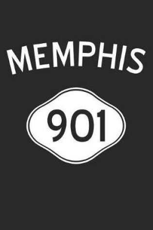 Cover of Memphis Notebook - Tennessee Gift - Area Code Memphis Journey Diary - Tennessee Travel Journal