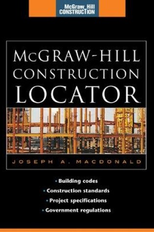 Cover of McGraw-Hill Construction Locator (McGraw-Hill Construction Series)