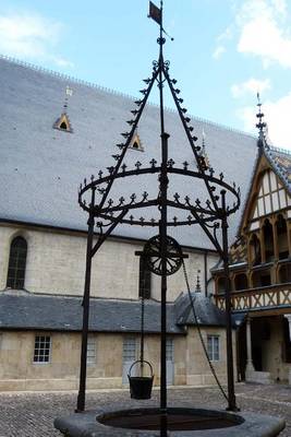 Book cover for A Waterwell in Town of Beaune in Burgundy, France