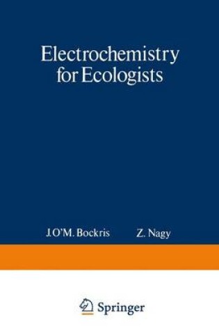 Cover of Electrochemistry for Ecologists