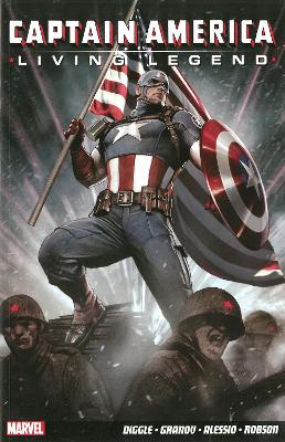 Book cover for Captain America: Living Legend