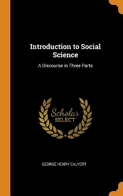 Book cover for Introduction to Social Science