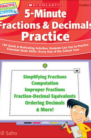 Cover of 5-Minute Fractions & Decimals Practice