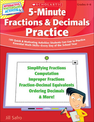 Cover of 5-Minute Fractions & Decimals Practice