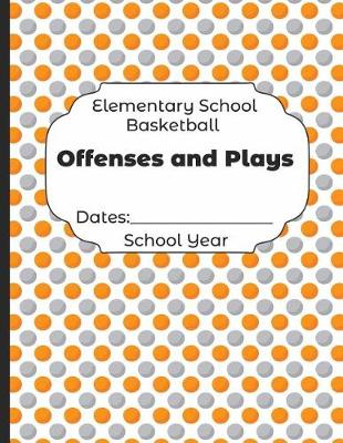 Book cover for Elementary School Basketball Offenses and Plays Dates