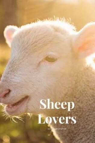 Cover of Sheep Lovers 100 page Journal