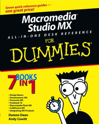 Book cover for Macromedia Studio MX All-in-One Desk Reference For Dummies