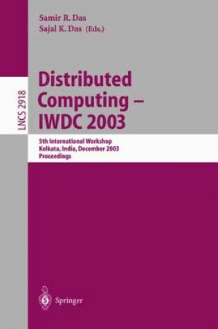 Cover of Distributed Computing