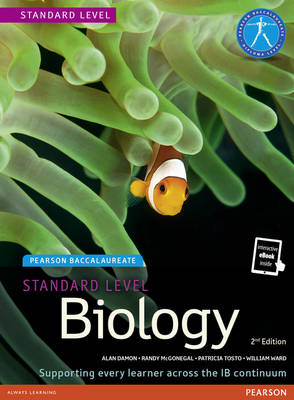 Cover of Pearson Baccalaureate Biology Standard Level 2nd edition print and ebook bundle for the IB Diploma