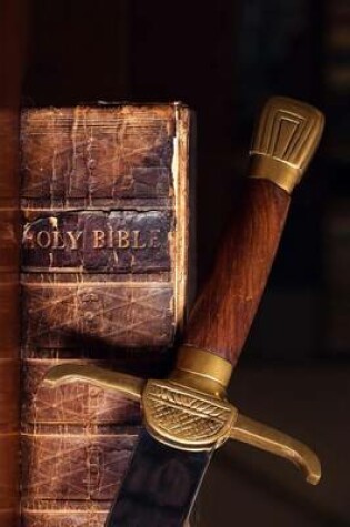 Cover of Old Bible with a Sword Journal