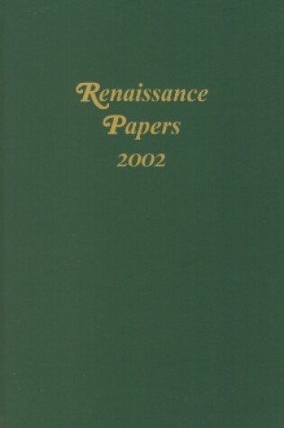 Cover of Renaissance Papers 2002