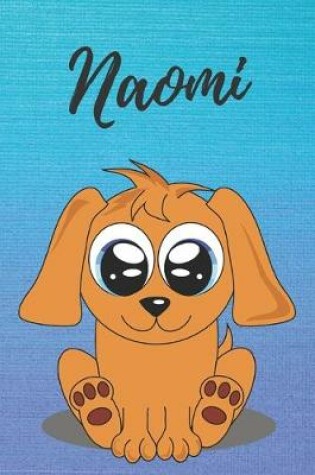 Cover of Naomi dog coloring book / notebook / journal / diary