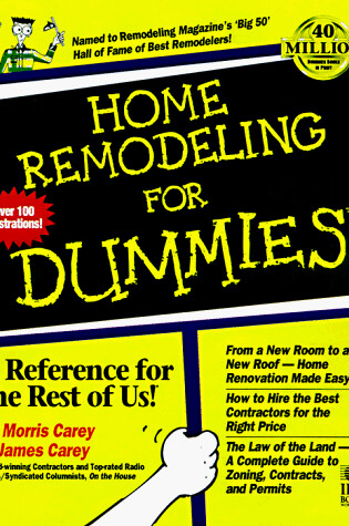 Cover of Home Remodeling for Dummies