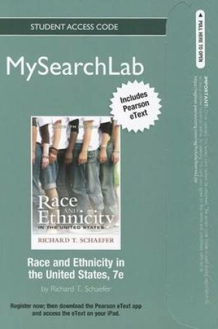 Cover of MyLab Search with Pearson eText -- Standalone Access Card -- for Race and Ethnicity in the United States