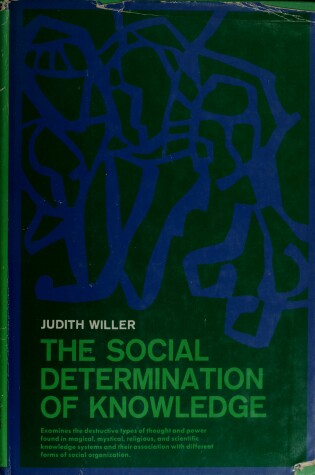 Cover of Social Determination of Knowledge