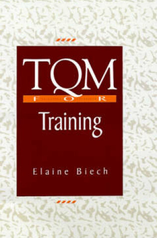 Cover of TQM For Training