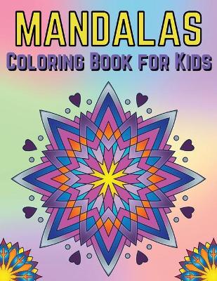 Book cover for Mandalas Coloring Book for Kids