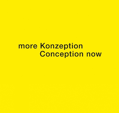 Book cover for More Konzeption Conception Now