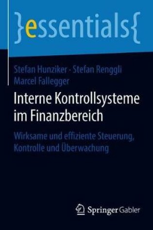 Cover of Interne Kontrollsysteme im Finanzbereich