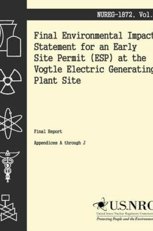 Cover of Final Environmental Impact Statement for an Early Site Permit at the Vogtle Electric Generating Plant Site