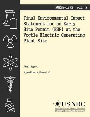 Book cover for Final Environmental Impact Statement for an Early Site Permit at the Vogtle Electric Generating Plant Site