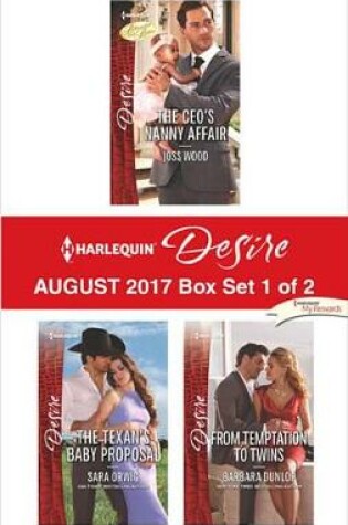Cover of Harlequin Desire August 2017 - Box Set 1 of 2