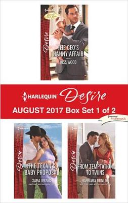 Book cover for Harlequin Desire August 2017 - Box Set 1 of 2