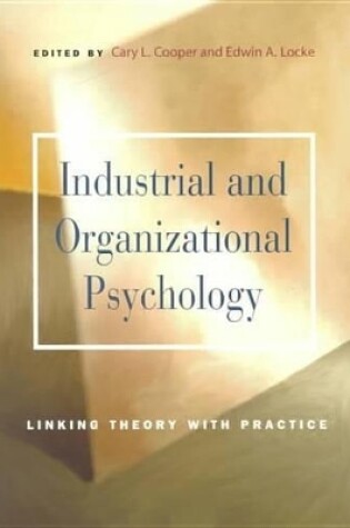 Cover of Indstrial Organ Psychology CB