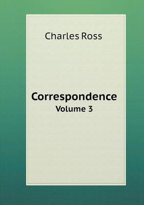 Book cover for Correspondence Volume 3