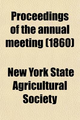 Book cover for Proceedings of the Annual Meeting Volume 19