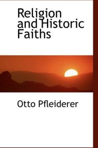 Cover of Religion and Historic Faiths