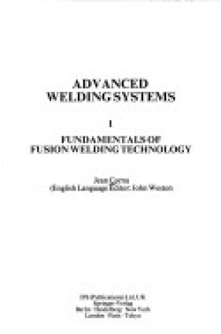 Cover of Fundamentals of Fusion Welding Technology