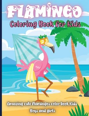 Book cover for Flamingo Coloring Book For Kids