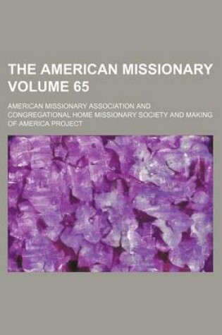 Cover of The American Missionary Volume 65