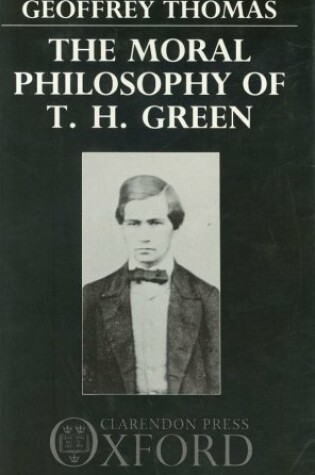 Cover of The Moral Philosophy of T.H. Green