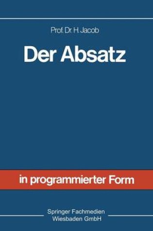 Cover of Der Absatz