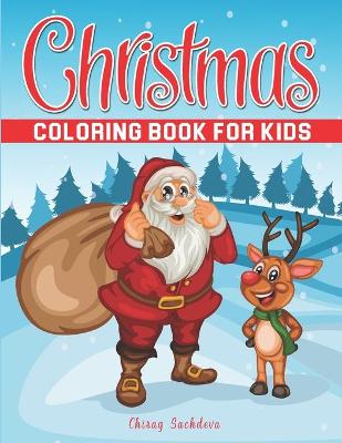 Book cover for Christmas Coloring Book for Kids